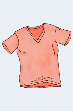 vneck tee 2