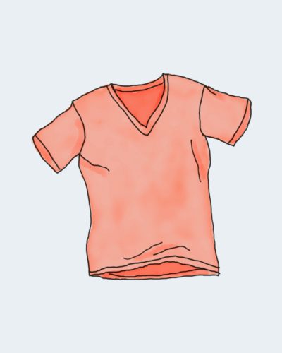 vneck tee 2